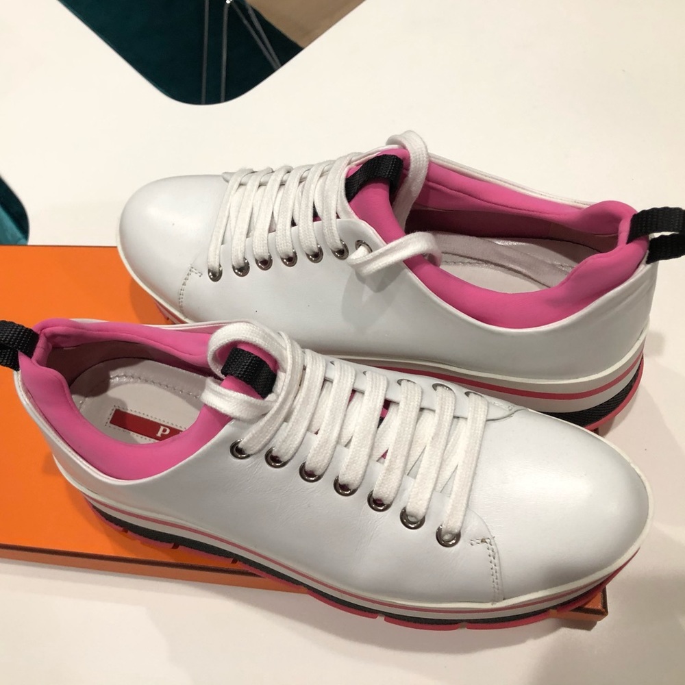 Prada platform sneakers